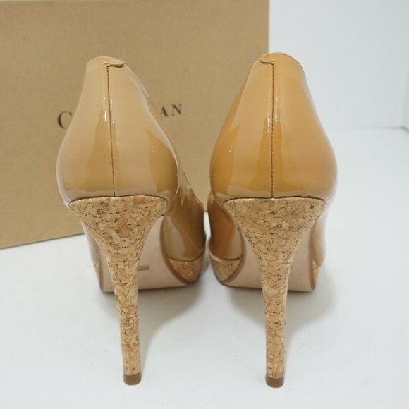 🆕 clearance‼️Cole Haan Tan Patent Platform Pump - Picture 4 of 8